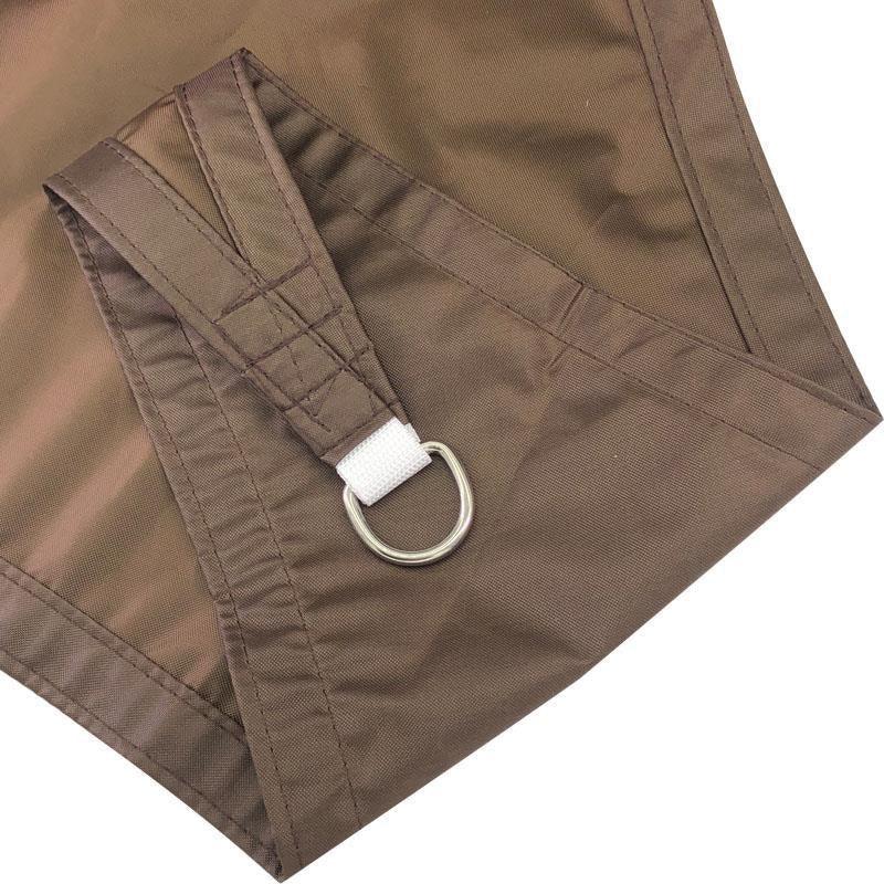 Toile d'ombrage Carré Marron